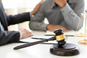 Palm Bay car accident lawyer meeting with man who was in car accident