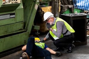 You normally can’t get workers comp for an injury during lunch break.